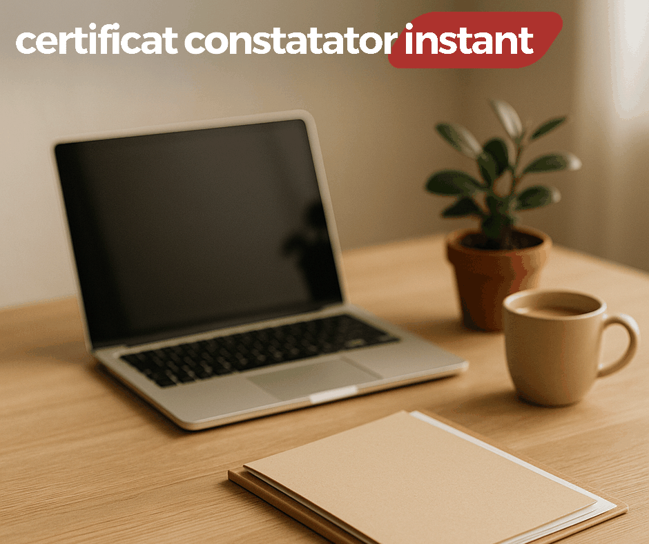 Certificat constatator pentru PFA si intreprindere individuala